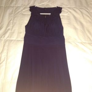 Navy blue bridesmaids dress